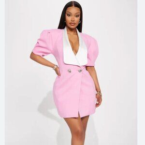 Fashion Nova Audrey Blazer Mini Dress